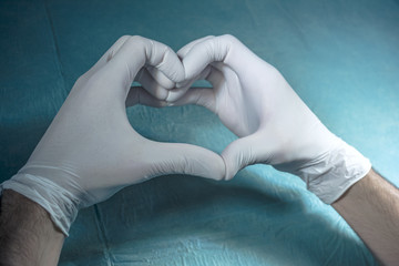 Doctor Hands with Heart Shape