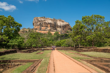 Fototapeta premium Sigiriya Lion Rock Fortress in Sri Lanka