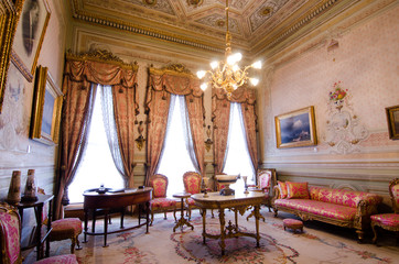 Istanbul - January 15: Dolmabahce Palace, Cabinet of Mustafa Kamal Ataturk on January 15, 2015 in Istanbul. 
