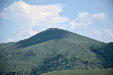 Fototapeta premium Mountain and sky