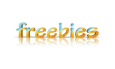 freebies 3d wort 