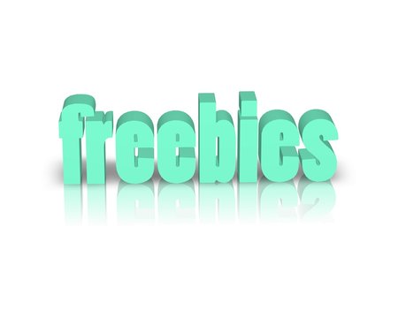 freebies 3d wort 