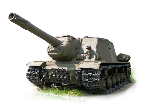 Russian self-propelled artillery gun ISU152