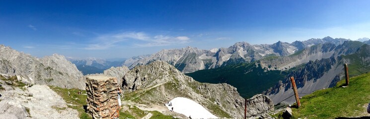 Fototapeta premium Alpenpanorama
