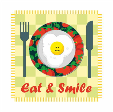 Eat & Smile - fried egg