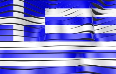 Obraz premium greece flag
