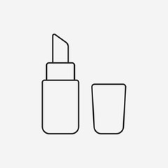 lipstick line icon