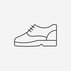 shoes line icon