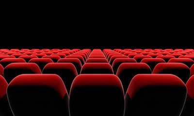 Cinema or theater seats.