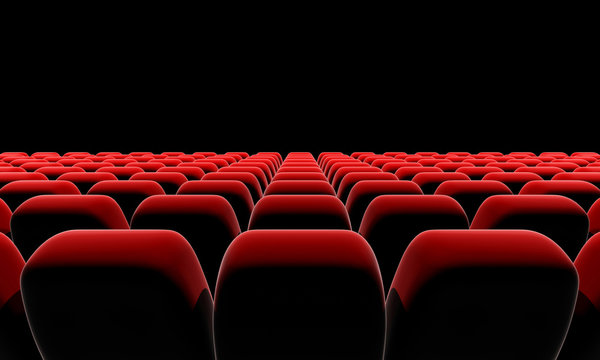 Cinema or theater seats.