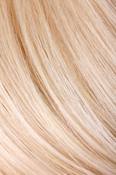 Blond hair extension