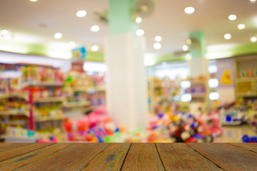 Blurred image of shopping mall and bokeh background