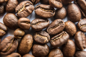 closeup of brown coffee background