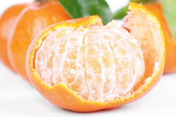 Open tangerine