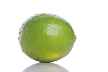 Lime on white