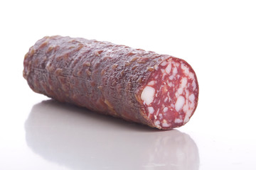 Cutted smoked sausage