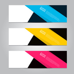 Vector design Banner background, illustration EPS10