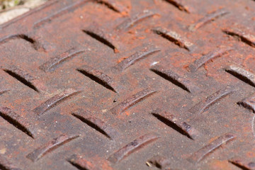 Metal drain cover pattern