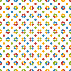 Colorful abstract seamless pattern