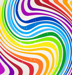 Vector rainbow lines