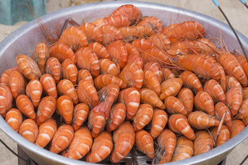 Boiled shrimp