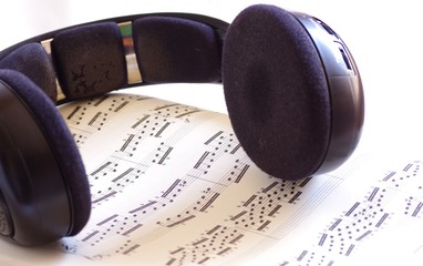 Musik hören mit Kopfhörern 
