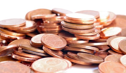 Ein Haufen Eurocents