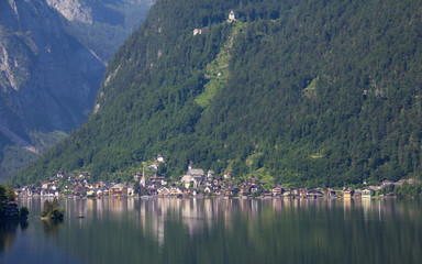 View To Hallstatt In Salzkammergut