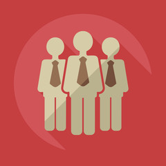 Flat modern design with shadow icons business icon