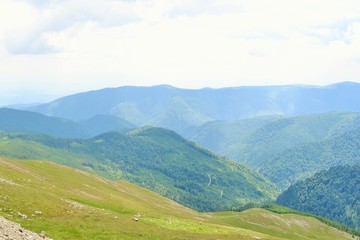 Naklejka premium Parang mountains, Romania. 