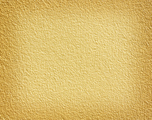 Gold plaster wall background.