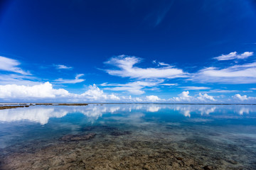 沖縄県 伊平屋島の海岸線