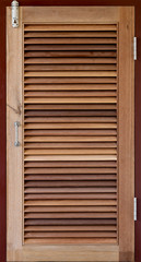 Wood door