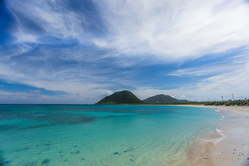 伊平屋島のビーチ
