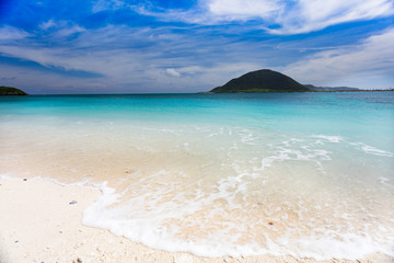 伊平屋島のビーチ