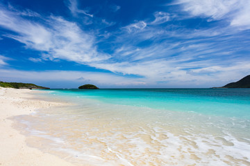 Obraz premium 沖縄伊平屋島の海