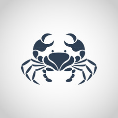 crab logo vector
