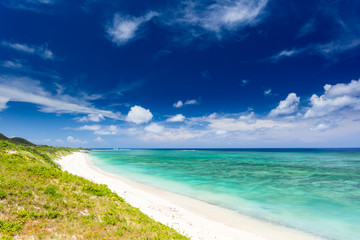 沖縄伊平屋島の海