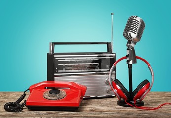 Retro, broadcasting, wallpaper.