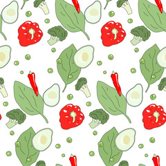 Vegetable pattern