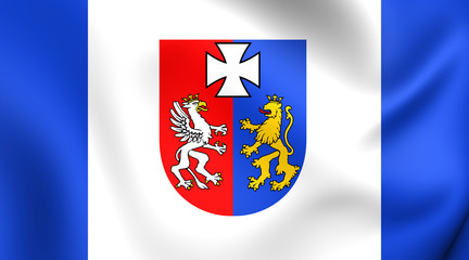 Flag of Podkarpackie Voivodeship, Poland. - 86597813