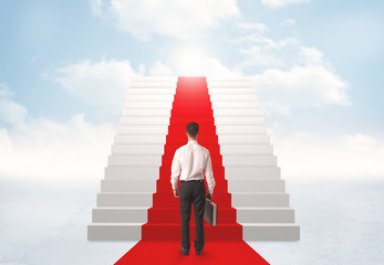 looking at stairs to heaven