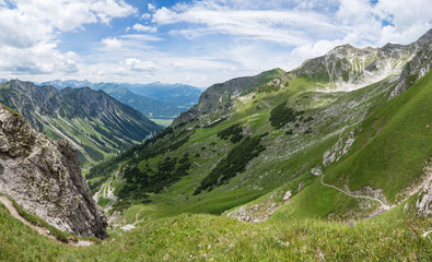 Berglandschaft am Nebelhorn, Allgäuer Alpen 