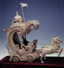 golden and silver filigree