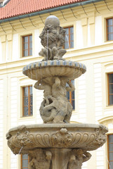 Obraz premium Old fountain in Prague