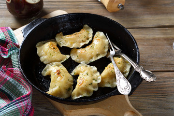 Nourishing dumplings with potatoes