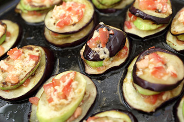 Baked eggplant