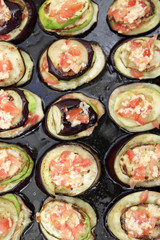 Various baked vegetables