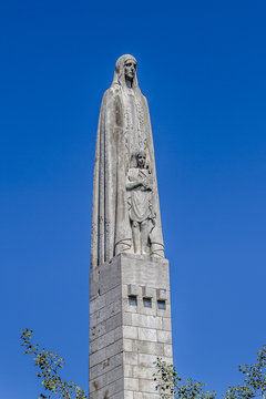 Statue Of Saint Genevieve (sculptor Paul Landowski), Paris.