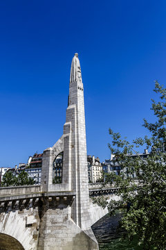 Statue Of Saint Genevieve (sculptor Paul Landowski), Paris.